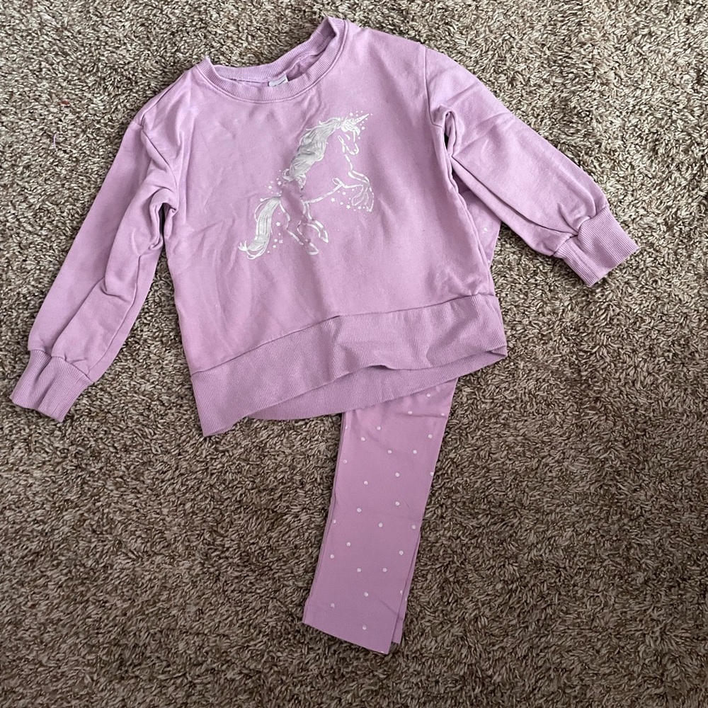 Carters Purple Unicorn Outfit
